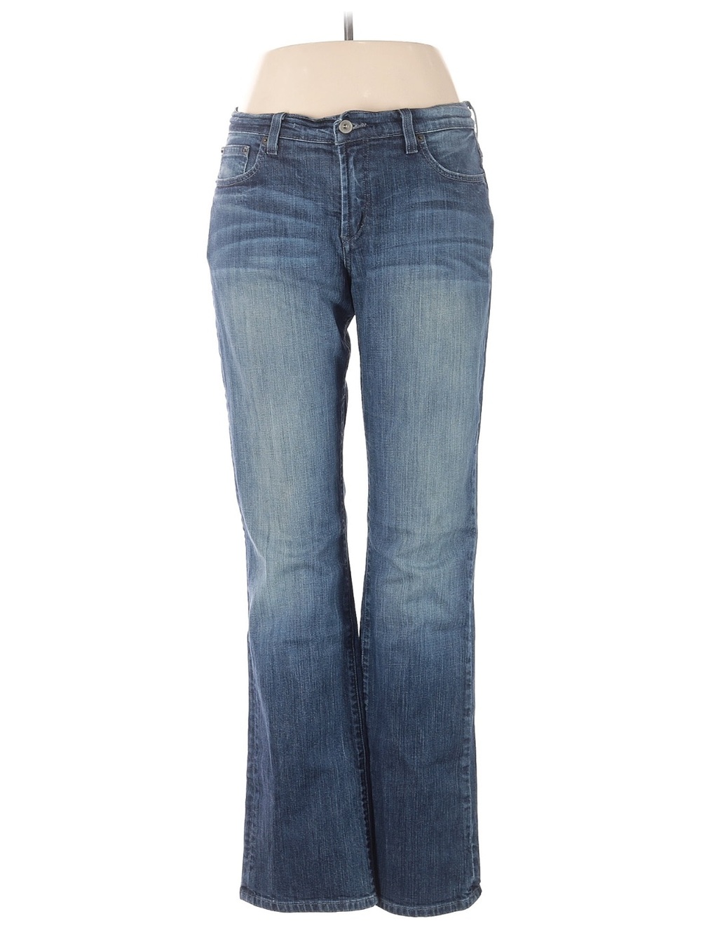Lucky Brand Women's Faded Blue Flare Jeans